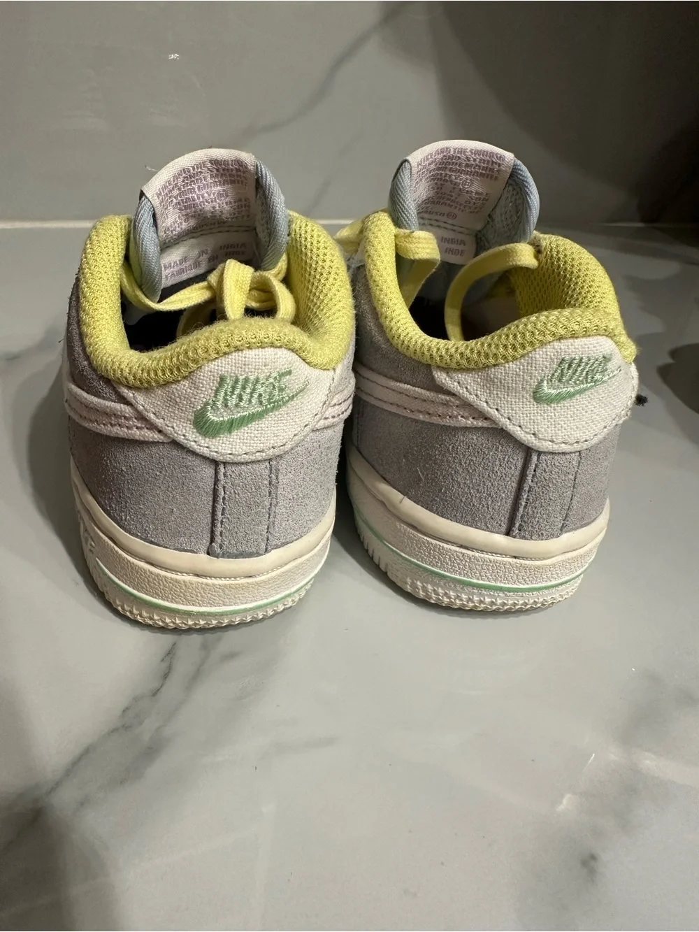 Nike Kids Sneakers - White, Lavender & Yellow